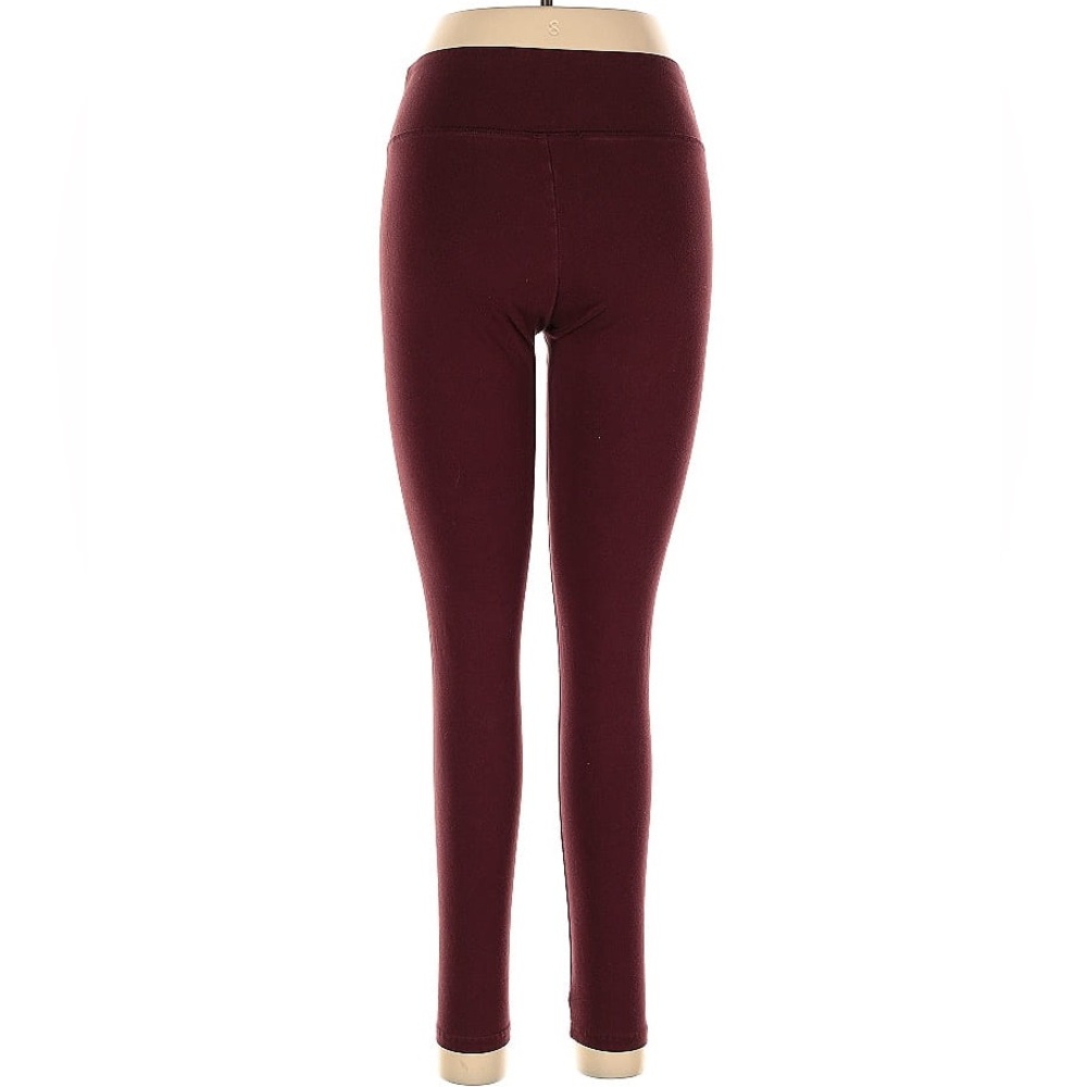 Aerie Chill Play Move Burgundy Leggings